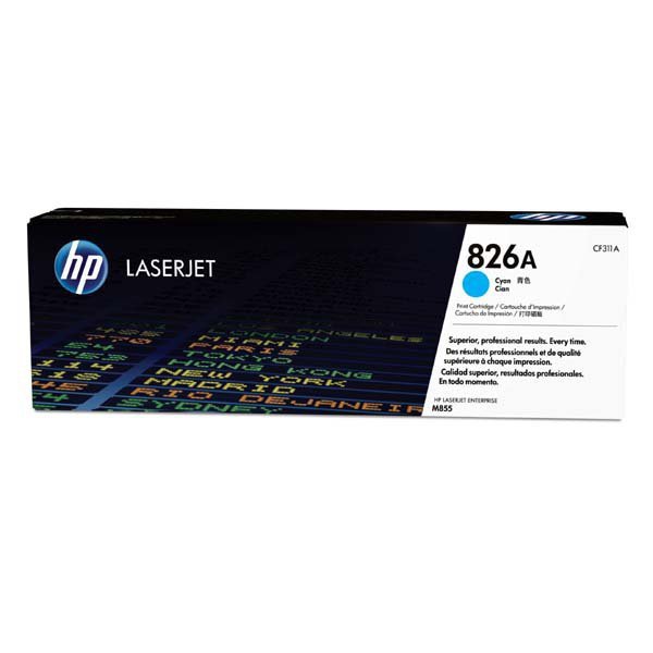 HP oryginalny toner CF311A, HP 826A, cyan, 31500s, EOL