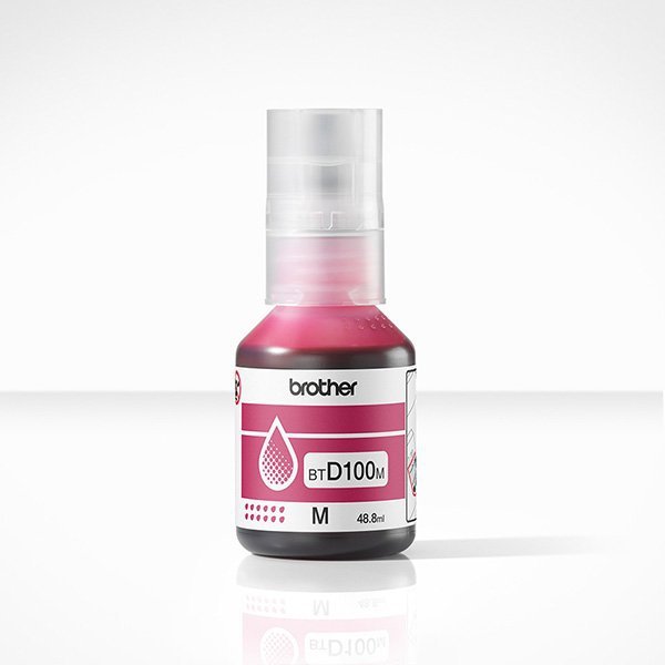 Brother oryginalny ink / tusz BTD100M, magenta, 5000s, 48.8ml