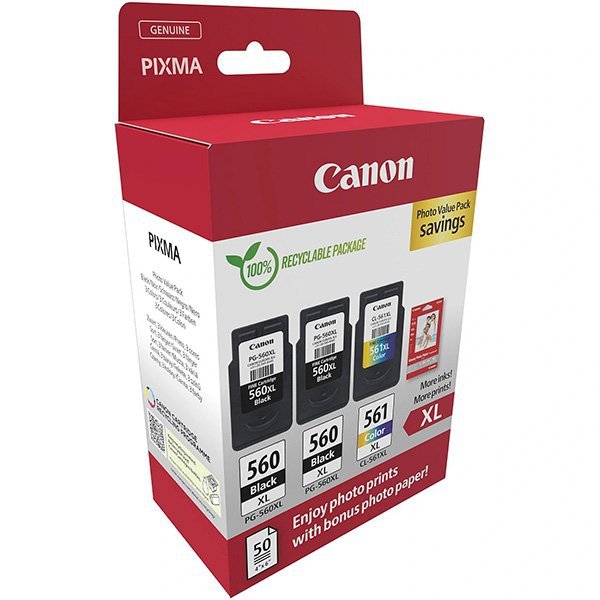 Canon oryginalny ink / tusz PG-560/CL-561, CMYK