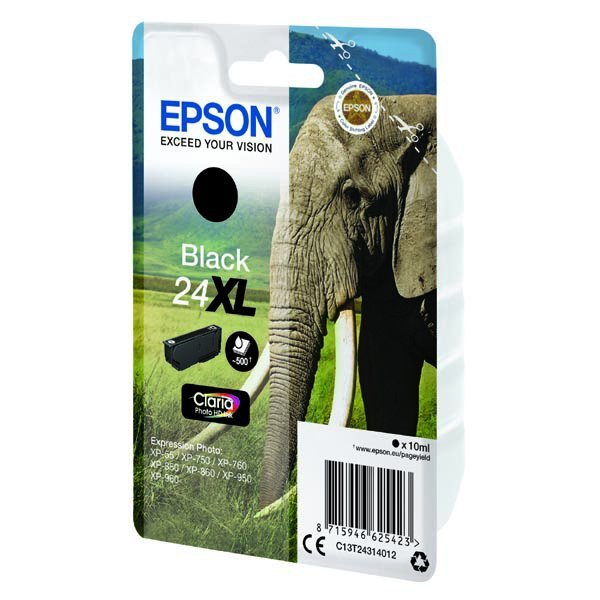 Epson oryginalny ink / tusz C13T24314012, T2431, 24XL, black, 10ml