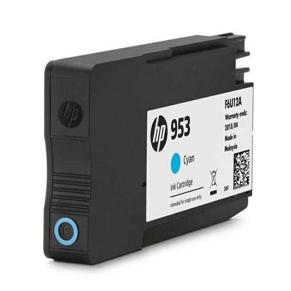 HP oryginalny ink / tusz F6U12AE, HP 953, cyan, blister, 700s, 10ml