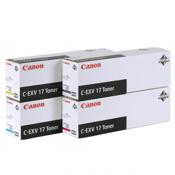 Canon oryginalny toner C-EXV17 Y, 0259B002, yellow, 36000s