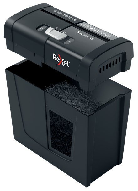 Rexel  Niszczarka Secure X6, (P-4), 6 kartek, 10 l kosz