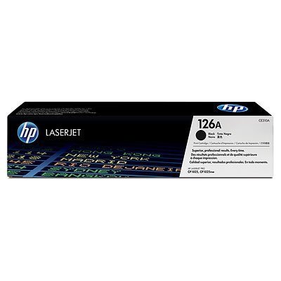 Toner oryginalny HP 126A (CE310A) black do HP Color LaserJet CP1025 / Pro 100 Color MFP M175a / Laserjet Pro M275  na 1,2 tys. str.