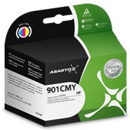 Tusz Asarto do HP 901 | 18 ml | OJ 4500/4500/4524/4540/4550 | color