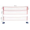 NT0300 3w1 SIATKA MULTIFUNKCYJNA BADMINTON+TENIS+SIATKÓWKA POKROWIEC PEŁNY NILS