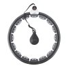 HHW06 HULA HOP BLACK Z WYPUSTKAMI I OBCIĄŻNIKIEM + LICZNIK HMS