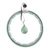 ZESTAW HULA HOP MAGNETYCZNY GREEN HHM15 Z LICZNIKIEM HMS + PAS WYSZCZUPLAJĄCY BR163 RED
