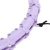 ZESTAW HULA HOP OHA02 VIOLET Z WYPUSTKAMI I OBCIĄŻNIKIEM ONE FITNESS + PAS BR160