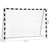 Bramka piłkarska treningowa z siatką 180x120 cm czarno-biała MultiGarden