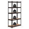 Regał metalowy magazynowy 180x90x30 cm do garażu piwnicy 5 półek 875 kg ModernHome