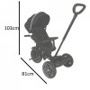 Rowerek trójkołowy TRIKE FIX Elite 2w1 rower spacerówka 6w1 czarny