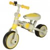 Rowerek trójkołowy TRIKE FIX V4 rower spacerówka rowerek biegowy 6w1 szary żółty
