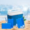 Wkład mrożący 2 x 400 ml Kamai Coolbox do lodówek turystycznych, kolor niebieski