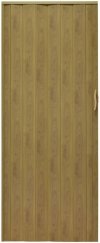 Drzwi harmonijkowe 001P JASNY DĄB MAT G - 80 cm