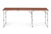 Stolik turystyczny stół składany kemping brązowy blat 180x60 cm MultiGarden