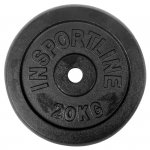 Obciążenie żeliwne na gryf inSPORTline CastCzech 20 kg 30 mm