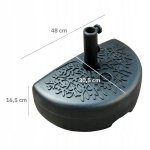 PODSTAWA POD PARASOL OGRODOWY BAZA OBCIĄŻNIK OBCIĄŻENIE 20 KG