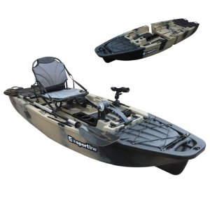 Składana łódka rower wodny wędkarski na pedały inSPORTline Rhoner Desert Camo