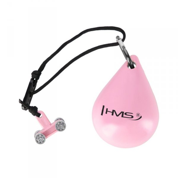 ZESTAW HULA HOP HHW02 LIGHT PINK Z WYPUSTKAMI I OBCIĄŻNIKIEM HMS + PAS BR163 RED
