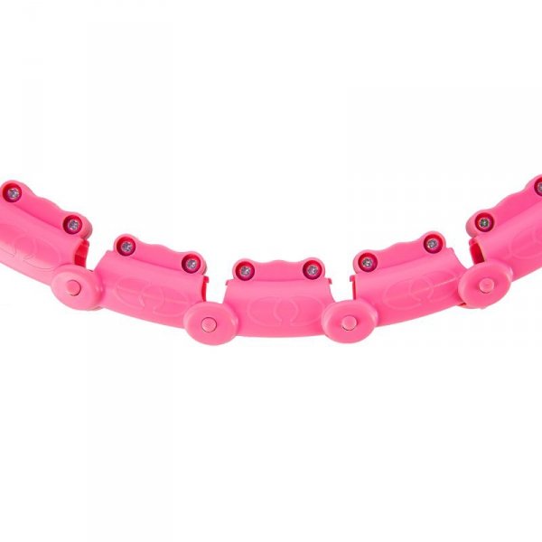 ZESTAW HULA HOP OHA02 PINK Z WYPUSTKAMI I OBCIĄŻNIKIEM ONE FITNESS + PAS BR160