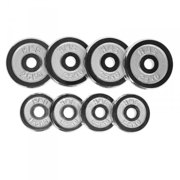 STC20 SZTANGIELKI REGULOWANE W WALIZCE CHROMOWANE 20KG HMS