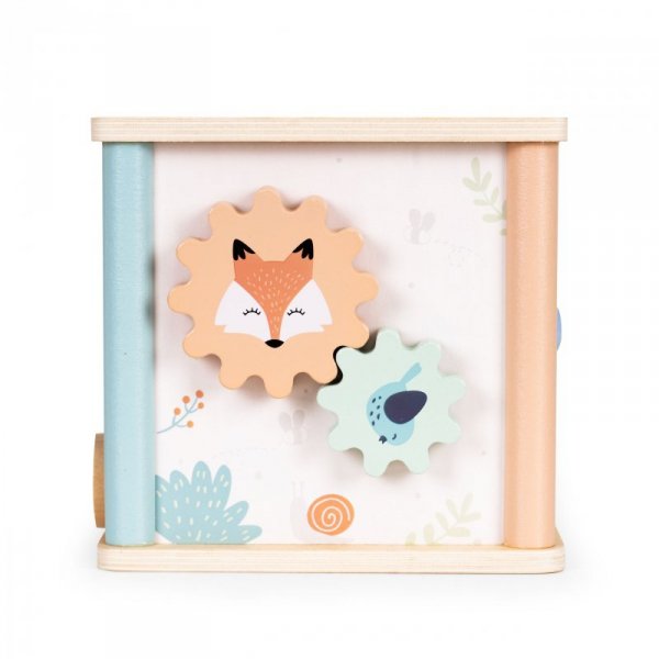 Drewniana kostka edukacyjna sorter klocki ECOTOYS