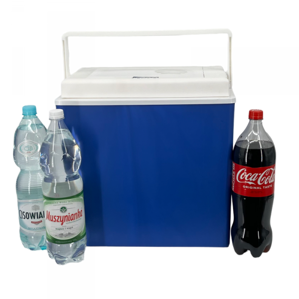 Lodówka samochodowa elektryczna 30L KAMAI ICEGO, zasilanie 12-230V, szara