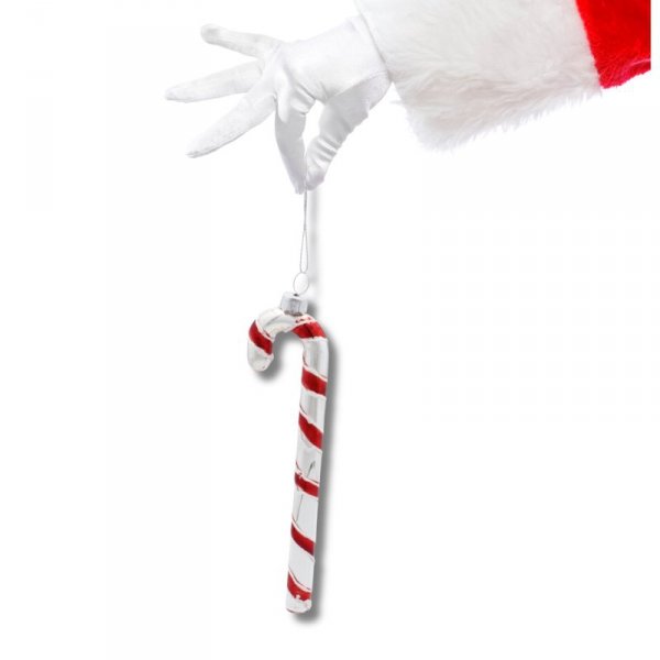 Eleganckie Ozdoby Świąteczne "Laseczka Cukrowa" z Szkła od Kamai Christmas Decoration®