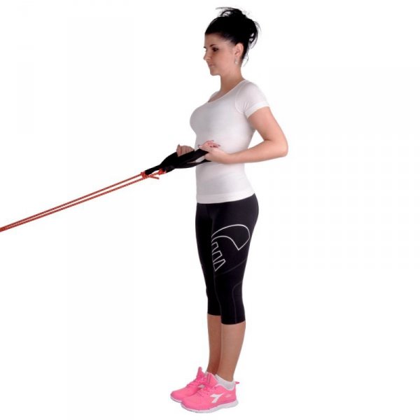 Gumowy ekspander do ćwiczeń inSPORTline Morpo 200x0,9 cm / 2,6 kg