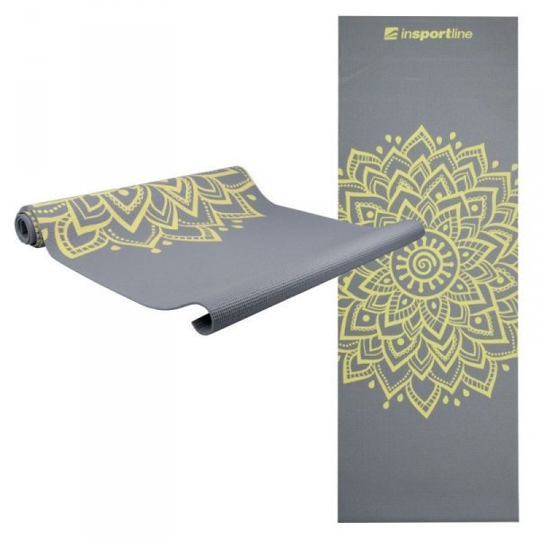 Mata fitness do ćwiczeń inSPORTline Spirit joga, aerobik 172x61 cm + pokrowiec