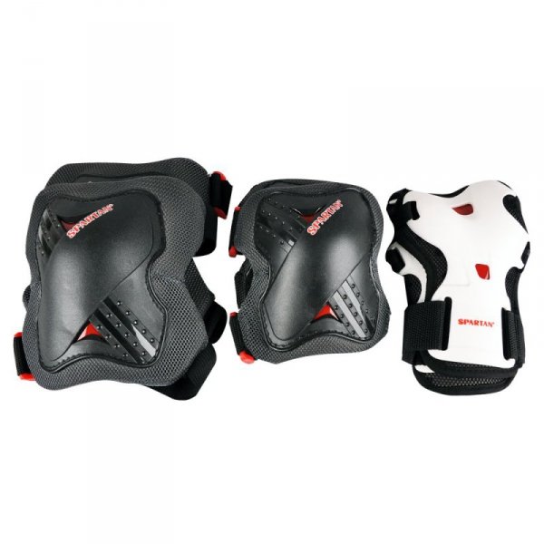 Zestaw ochraniaczy na dłonie, łokcie i kolana Spartan Street Gear IV - 6 sztuk