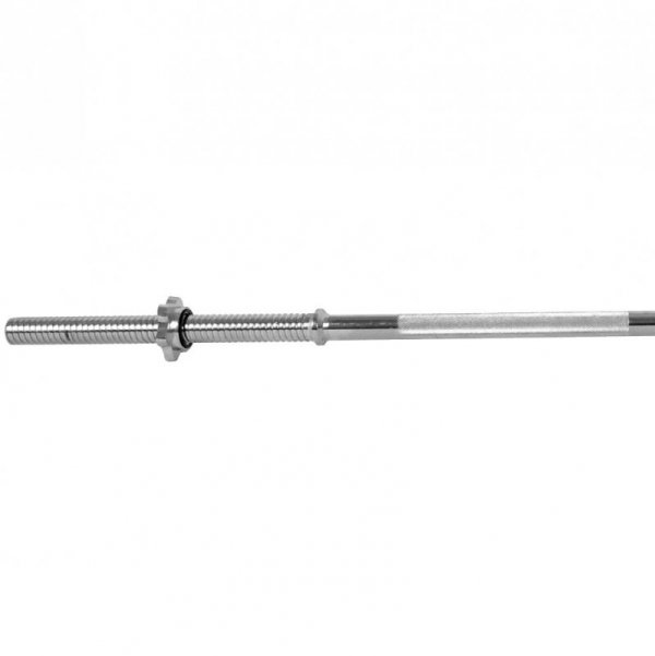 Gryf prosty gwintowany inSPORTline RB-47T 120cm / 30mm z zaciskami