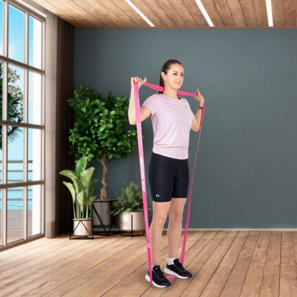 Guma oporowa (opaska) do ćwiczeń inSPORTline Rand XXX Strong ∙ 208 × 3,3 cm ∙ opór do 17 kg