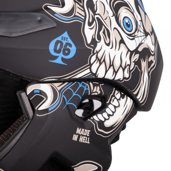 Kask Downhill na rower motor enduro zjazdowy W-TEC Delgada