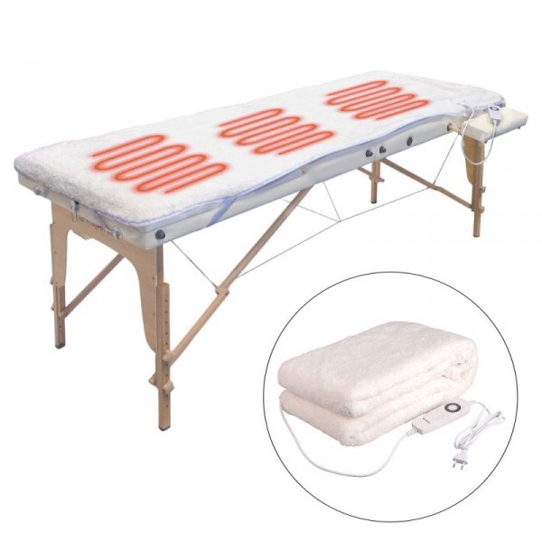 Uniwersalny koc podgrzewany elektrycznie inSPORTline Mawarta 190x70 cm