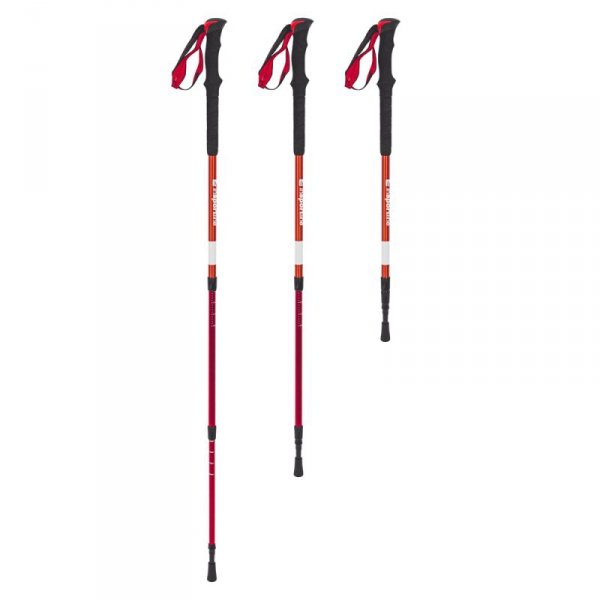 Kijki trekkingowe inSPORTline Altiplano 100 Pair czerwone