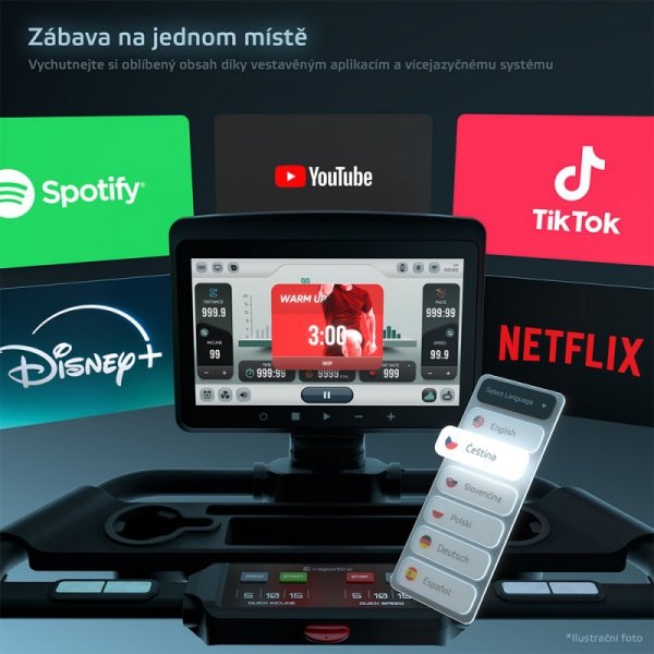 Profesjonalna bieżnia elektryczna składana inSPORTline ZenRun 120