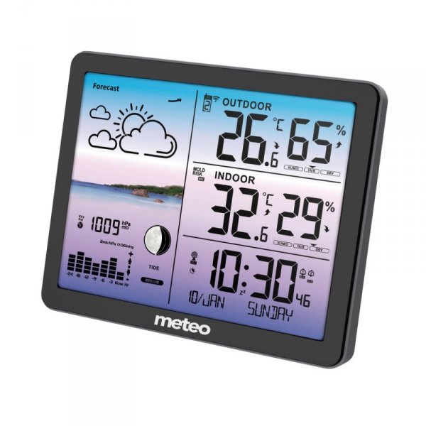 Stacja pogodowa METEO SP107 czarna