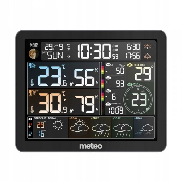 MULTI STACJA POGODOWA METEO SP400 WIFI +MIERNIK ZANIECZYSZCZENIA POWIETRZA