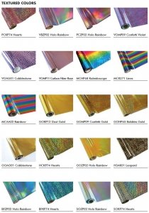 FOLIA HOT STAMPING PATTERN - TEXTURED (1 MB = 30x100 cm)