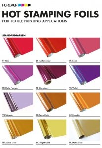FOLIA HOT STAMPING STANDARD (1 MB = 30x100 cm)