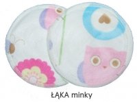 Wkładki laktacyjne 11cm, ŁĄKA minky, 2szt Wkładki laktacyjne 11cm, ŁĄKA minky, 2szt