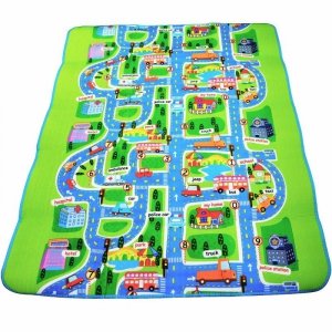 MATA EDUKACYJNA DYWAN MIASTO 160 x 200 CM #E1
