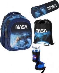 Zestaw szkolny NASA Plecak Tuba Worek Bidon