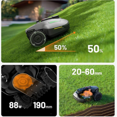 Mammotion Yuka Mini 600 Robot koszący GPS RTK bez kabla