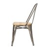 Krzesło Paris Wood metaliczne sosna       naturalna