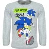 Bluzka Sonic dla chłopca szara