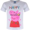 Koszulka Świnka Peppa Happy cekiny