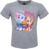 Koszulka Psi Patrol dla dziewczynki szara 2 pack